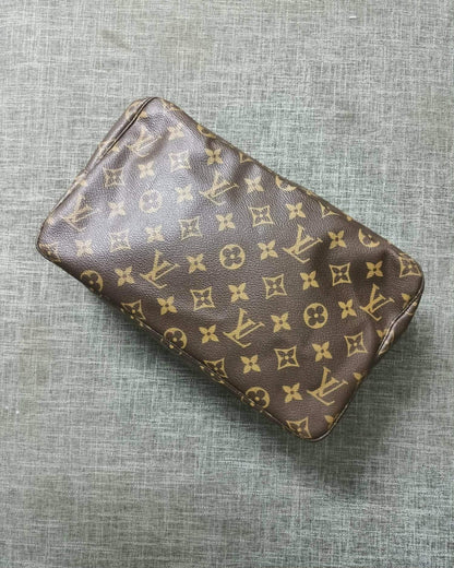Pre loved Authentic Vintage Louis Vuitton Toiletry Pouch Clutch Handbag French Made MB1014