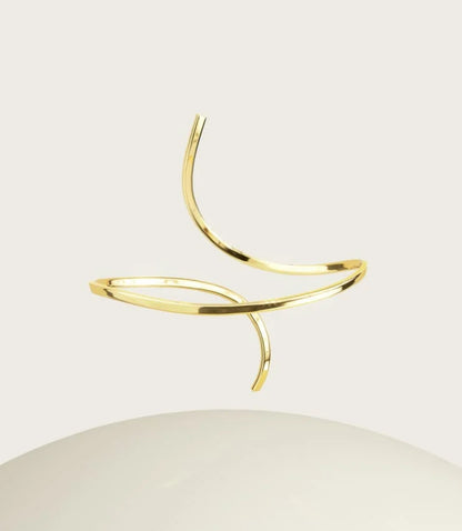 GOLD SPIRAL ANKLE BRACELET