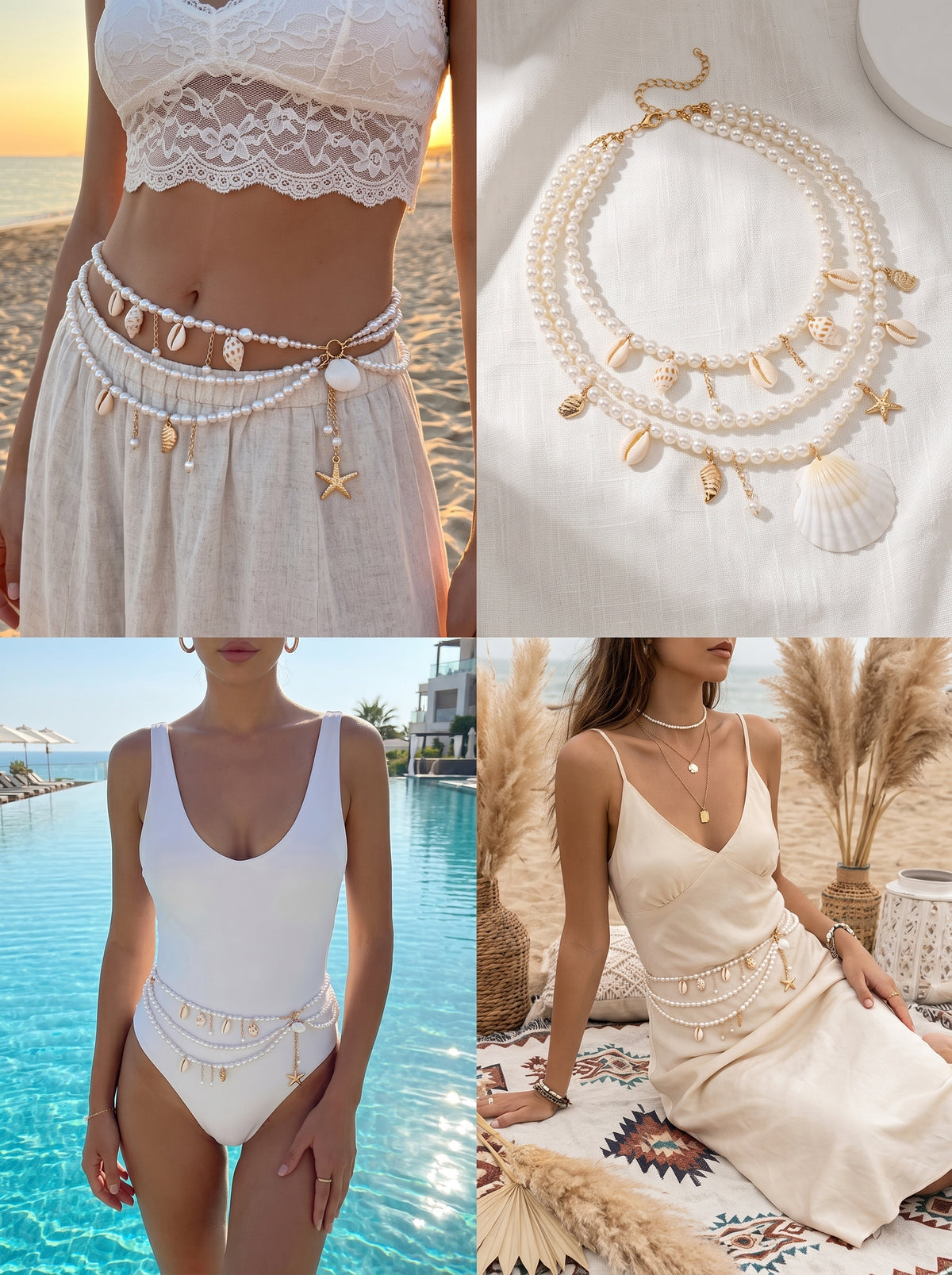 French Butterfly Princess Multi-layer Fringe Waist Chain Body Chain Niche Light Luxury