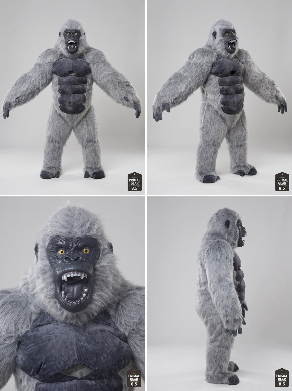 8.5 Feet Giant Inflatable Gorilla Mascot Costume for Halloween Christmas Party