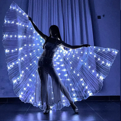 LED Isis Wings – Light-Up Belly Dance Costume Wings, Adult & Child