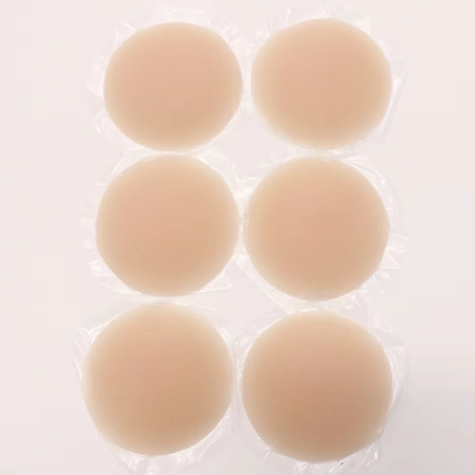 Reusable Silicone Nipple Covers - Sticky Nip Pasties (Set of 3)