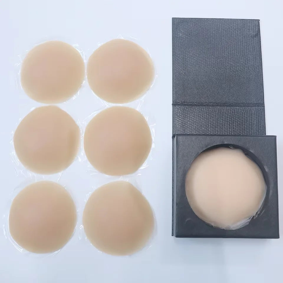 Reusable Silicone Nipple Covers - Sticky Nip Pasties (Set of 3)