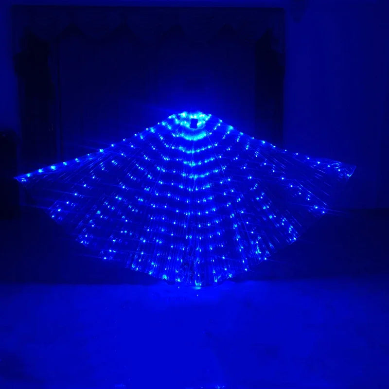 LED Isis Wings – Light-Up Belly Dance Costume Wings, Adult & Child
