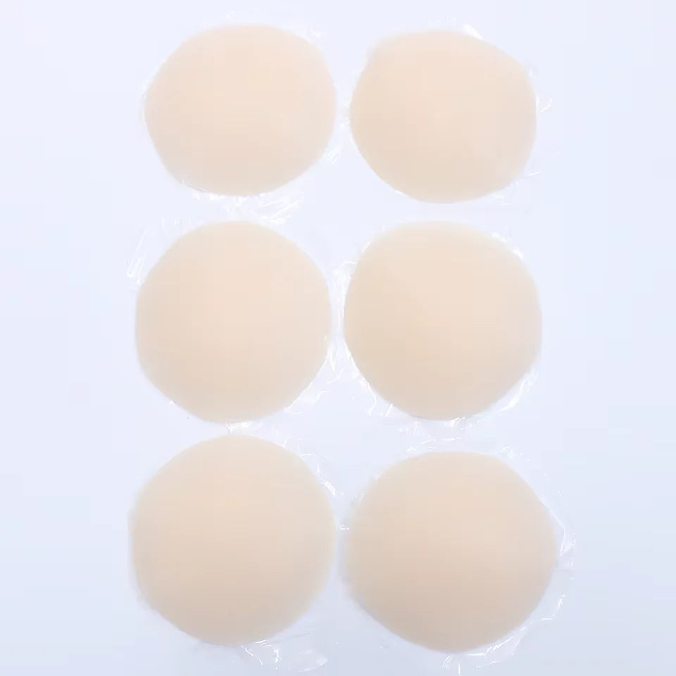 Reusable Silicone Nipple Covers - Sticky Nip Pasties (Set of 3)