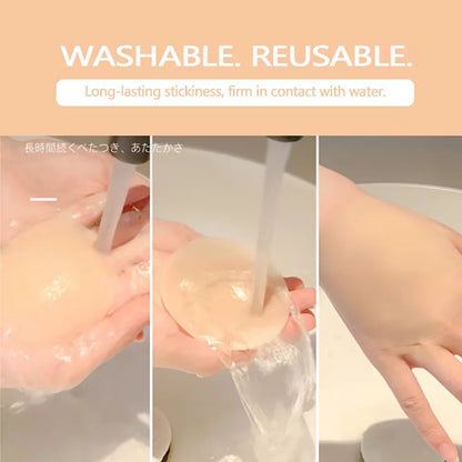 Reusable Silicone Nipple Covers - Sticky Nip Pasties (Set of 3)