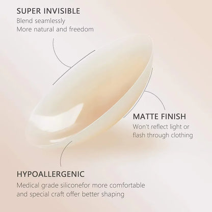 Reusable Silicone Nipple Covers - Sticky Nip Pasties (Set of 3)