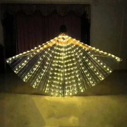 LED Isis Wings – Light-Up Belly Dance Costume Wings, Adult & Child