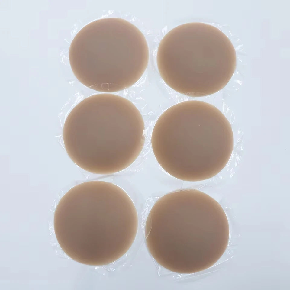 Reusable Silicone Nipple Covers - Sticky Nip Pasties (Set of 3)