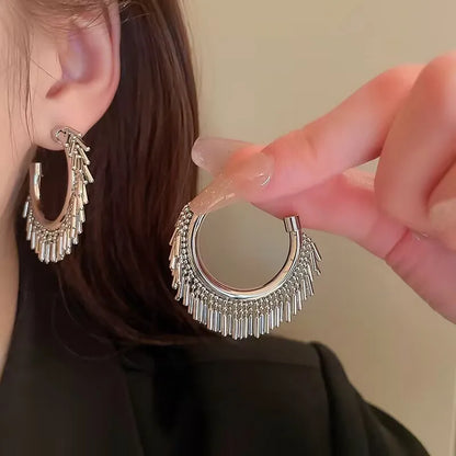 Fashion Luxury Geometric Dangle Drop Earrings for Women Wedding Party Jewelry