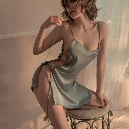 Elegant Transparent Romantic Bold Dress