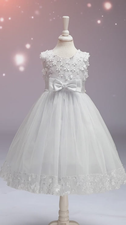 Summer Skirt Kids Girls Princess Tutu Flower Children Wedding Dress Wholesale Show Skirt